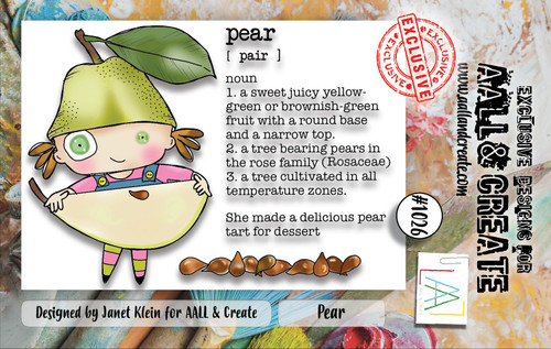 AALL And Create A7 Photopolymer Clear Stamp Set-Pear - LLTP1026 - 5060979163651