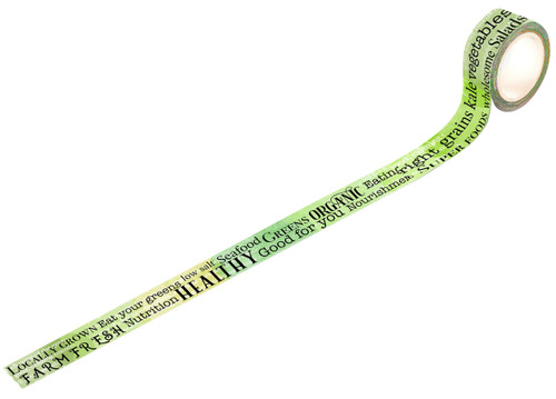 AALL And Create Washi Tape-Eat Your Greens - ALLMT085 - 5060979164771