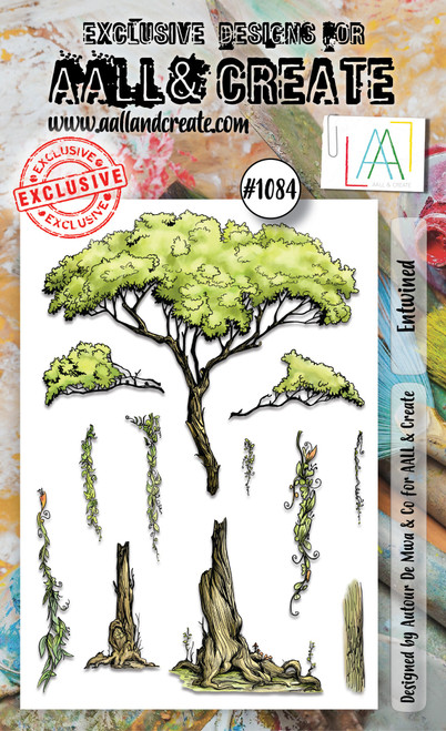 AALL And Create A6 Photopolymer Clear Stamp Set-Entwined - LLTP1084 - 5060979165068