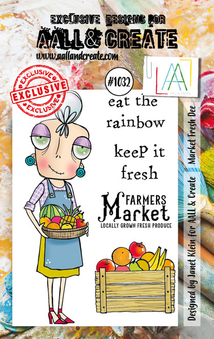 AALL And Create A7 Photopolymer Clear Stamp Set-Market Fresh Dee LLTP1032 - 5060979163712