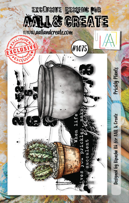 AALL And Create A7 Photopolymer Clear Stamp Set-Prickly Plants - LLTP1075 - 5060979164979