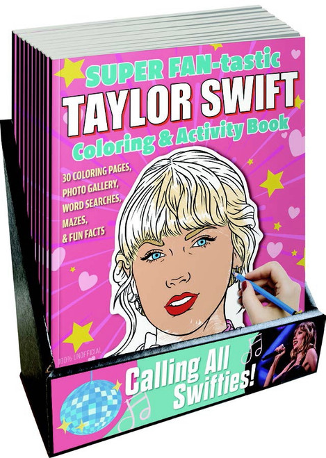 Taylor Swift Coloring Book Display 10pcs-Softcover - B7206878 - 9781497206878