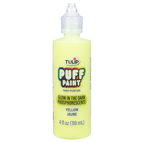 Tulip Dimensional Fabric Paint 4oz-Glow - Yellow - FLGLOW-16067 - 017754160676