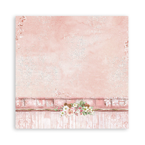 Stamperia Polyester Fabric 12"X12" 4/Pkg-Blue and Roseland - SBPLT15 Stamperia Polyester Fabric 12"X12" 4/Pkg-Blue and Roseland - SBPLT15