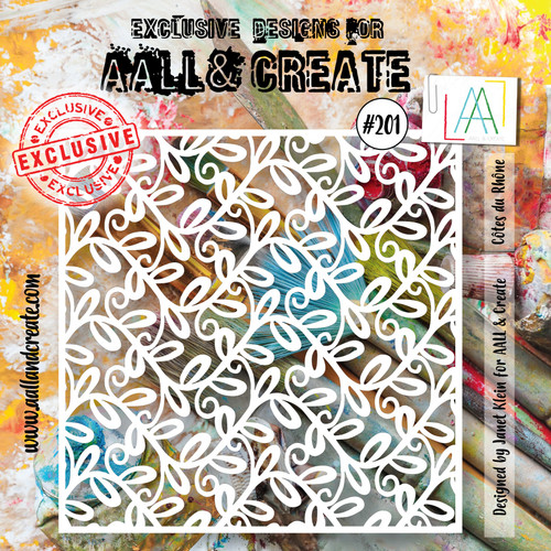 AALL And Create Stencil 6"X6"-Cotes Du Rhone - ALLPC201 - 5060979164047