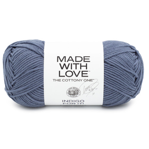 3 Pack Lion Brand Tom Daley The Cottony One Yarn-Indigo For It! 3040-110 - 023032129105