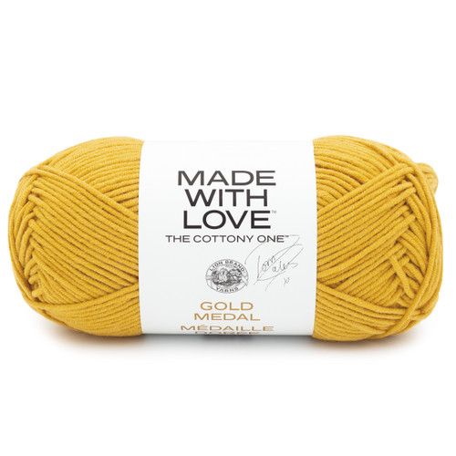 3 Pack Lion Brand Tom Daley The Cottony One Yarn-Gold Medal 3040-158 - 023032129068