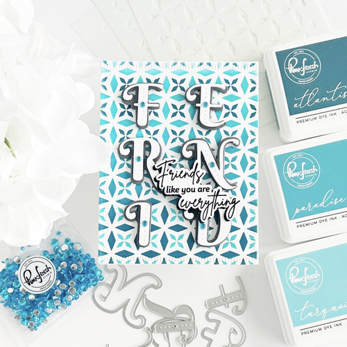Pinkfresh Studio Clear Stamp Set 4"X6"-Beyond Happy PF190923