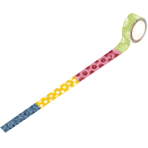 3 Pack AALL And Create Washi Tape-Denim Sunflowers ALLMT092 - 499997004434