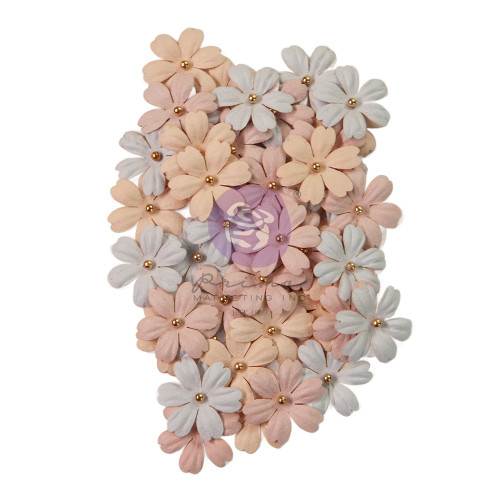 3 Pack Prima Marketing Paper Flowers 48/Pkg-Wild Instinct, Bohemian Heart P668303 - 655350668303