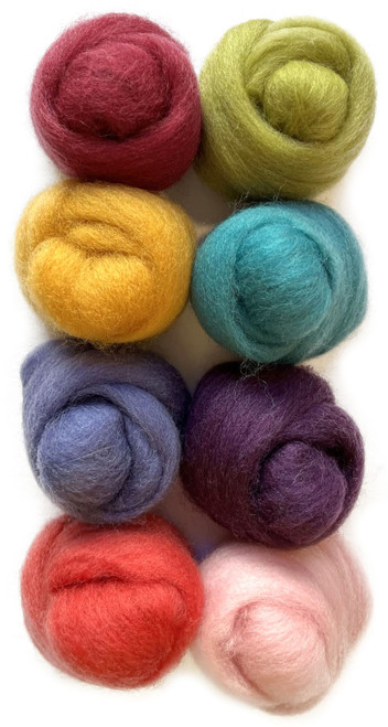 Wistyria Editions Wool Roving 15" .25oz 8/Pkg-Designer - WR-W899R Wistyria Editions Wool Roving 15" .25oz 8/Pkg-Designer - WR-W899R