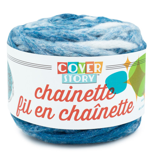 Lion Brand Cover Story Chainette Yarn-Teal 565-210 - 023032135595