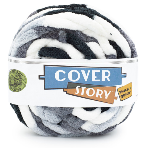 Lion Brand Cover Story Thick & Quick Yarn-Arctic 535-210 - 023032131337