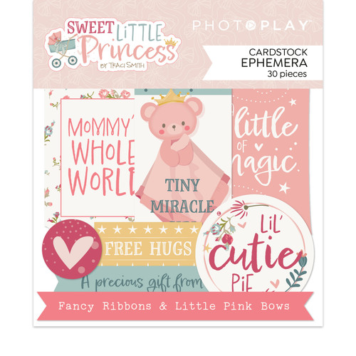 3 Pack Sweet Little Princess Ephemera Cardstock Die-CutsSLP4414 - 709388344149