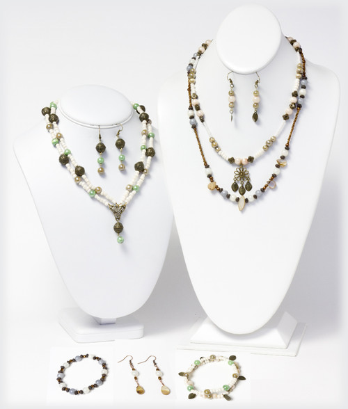 CousinDIY Jewelry Basics Class In A Box Kit-Natural Glass - 34706006