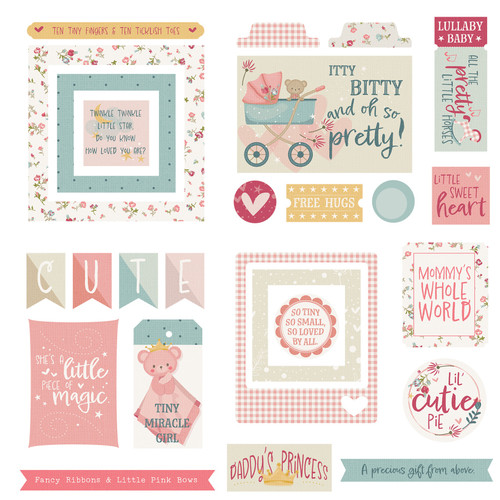 Sweet Little Princess Ephemera Cardstock Die-Cuts- - SLP4414