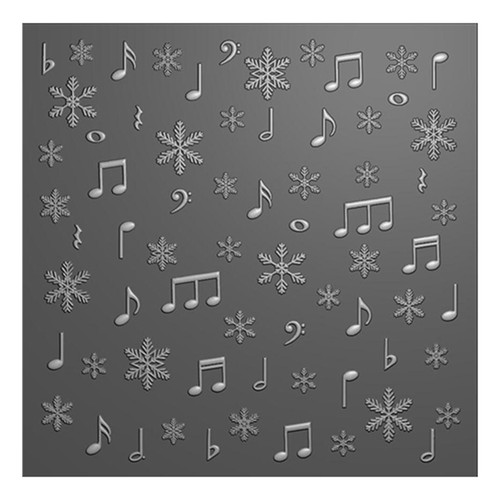 Stamps By Me High Definition 3D Embossing Folder 6"X6"-Let's Sing 010223H - 5056406011275