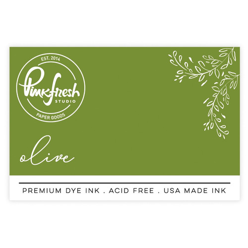 Pinkfresh Studio Premium Dye Ink Pad-Olive PFDI-005 - 782150202069