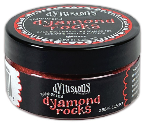 2 Pack - Dyan Reaveley Dylusions Dyamond Rocks-Postbox Red - DYMR-83733 - 789541083733 2 Pack - Dyan Reaveley Dylusions Dyamond Rocks-Postbox Red - DYMR-83733 - 789541083733
