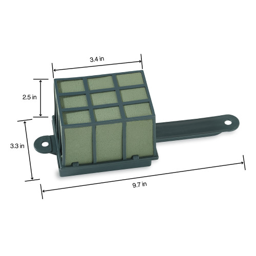 FloraCraft WetFoM Floral Cage Arranger-9.7"X3.4"X3.3" - FNUS14WF FloraCraft WetFoM Floral Cage Arranger-9.7"X3.4"X3.3" - FNUS14WF