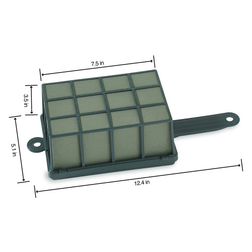 2 Pack - FloraCraft WetFoM Floral Cage Arranger-12.4"X5.1"X3.5" - FNUS02WF