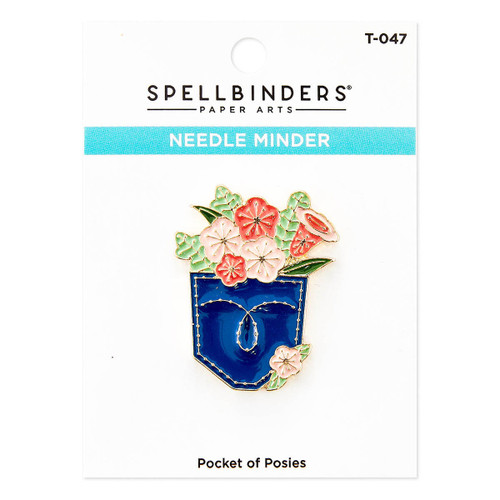 Spellbinders Needle Minder-Pocket Of Posies T047 - 813233036087