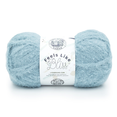 Lion Brand Feels Like Bliss Yarn-Aqua 153-105 - 023032134963