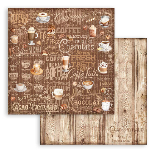 3 Pack - Stamperia Maxi Backgrounds Double-Sided Paper Pad 12"X12"-Coffee And Chocolate, 10 Designs/1 Each - SBBL145 3 Pack - Stamperia Maxi Backgrounds Double-Sided Paper Pad 12"X12"-Coffee And Chocolate, 10 Designs/1 Each - SBBL145