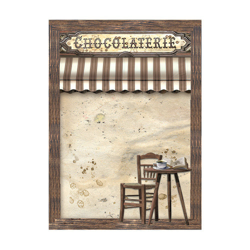 3 Pack Stamperia Assorted Rice Paper Backgrounds A6 8/Sheets-Coffee And Chocolate FSAK6012