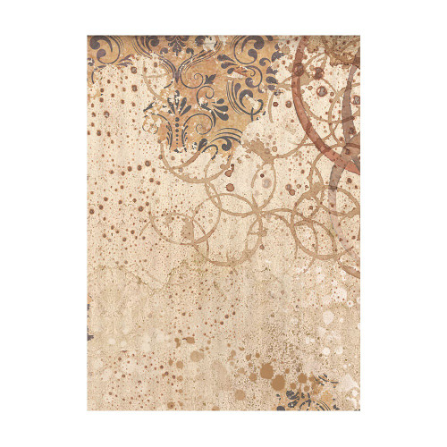 3 Pack Stamperia Assorted Rice Paper Backgrounds A6 8/Sheets-Coffee And Chocolate FSAK6012