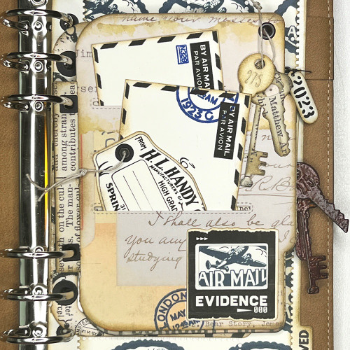 Elizabeth Craft Metal Dies-Wallet With Keys EC2076