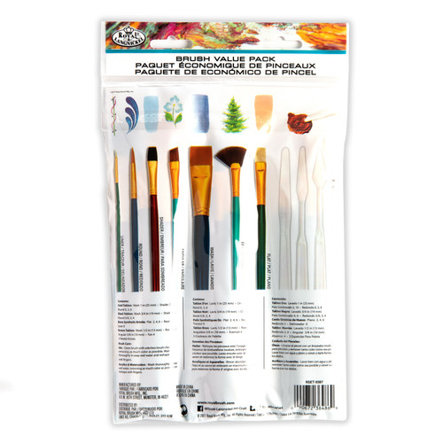 Royal & Langnickel(R) Artist Brush Value Pack-25/Pkg RSET9387