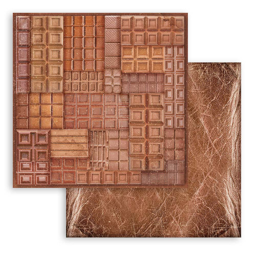 Stamperia Maxi Backgrounds Double-Sided Paper Pad 12"X12"-Coffee And Chocolate, 10 Designs/1 Each - SBBL145 Stamperia Maxi Backgrounds Double-Sided Paper Pad 12"X12"-Coffee And Chocolate, 10 Designs/1 Each - SBBL145