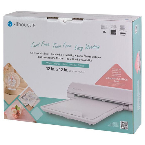 Silhouette Electrostatic Cutting Mat 12"X12"-White - ESWHT - 819177026955
