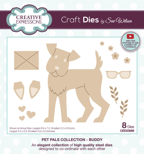 Creative Expressions Craft Dies By Sue Wilson-Buddy Pet Pals CED23069 - 5055305986639