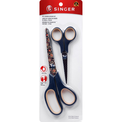 SINGER Fashion Printed Scissor Set 2/Pkg40442 - 071081404421