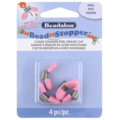 3 Pack - Beadalon Bead Stopper 4/Pkg-Small With Plastic Tips - 216A195 - 035926162631