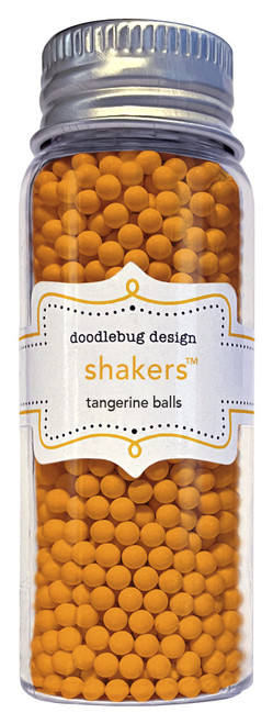 3 Pack Doodlebug Shakers-Tangerine Balls DBSHAKRS-8408 - 842715084087
