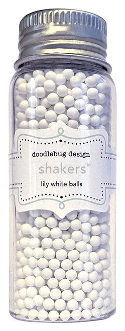 3 Pack - Doodlebug Shakers-Lily White Balls - DBSHAKRS-8415 - 842715084155 3 Pack - Doodlebug Shakers-Lily White Balls - DBSHAKRS-8415 - 842715084155