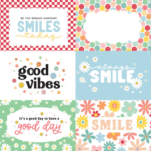 25 Pack Have A Nice Day Double-Sided Cardstock 12"X12"-6X4 Journaling Cards EHND12-61008