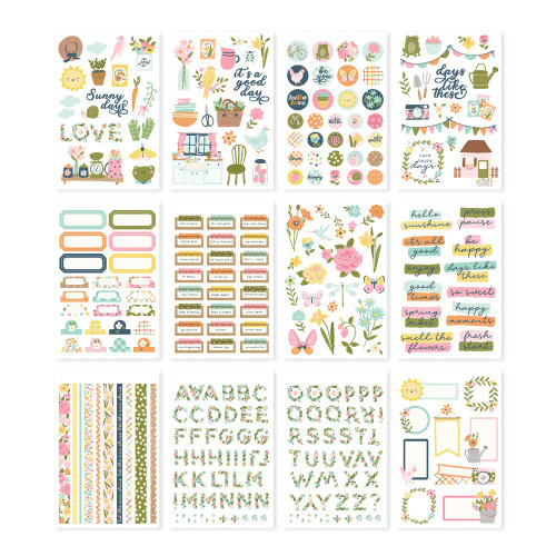 2 Pack - Simple Stories Sticker Book 12/Sheets-Fresh Air - FRA21622
