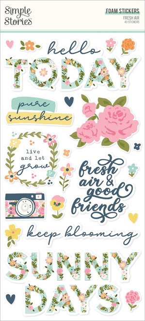3 Pack - Fresh Air Foam Stickers-40/Pkg - FRA21624 - 810112388022