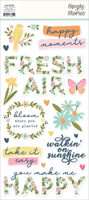 3 Pack - Fresh Air Foam Stickers-40/Pkg - FRA21624