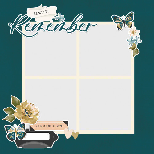 3 Pack - Simple Stories Simple Pages Page Pieces-Remember - REM21531 3 Pack - Simple Stories Simple Pages Page Pieces-Remember - REM21531