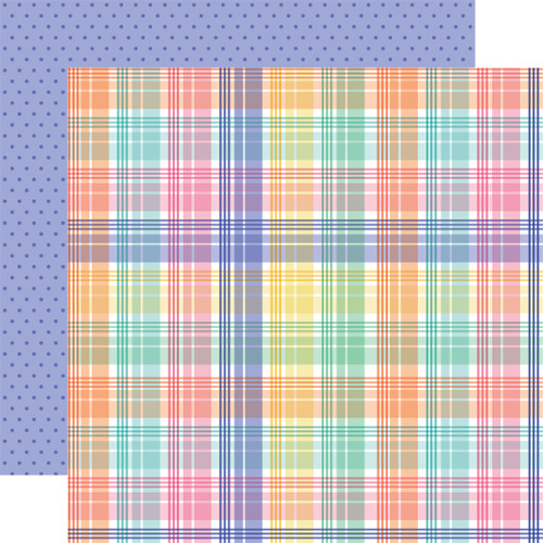 25 Pack My Little Girl Double-Sided Cardstock 12"X12"-Pretty Girl Plaid MLG12-58007 - 691835368696