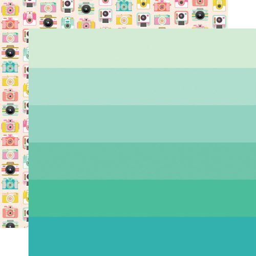 25 Pack True Colors Double-Sided Cardstock 12"X12"-Where's My Camera? TRC12-21808 - 810112388176