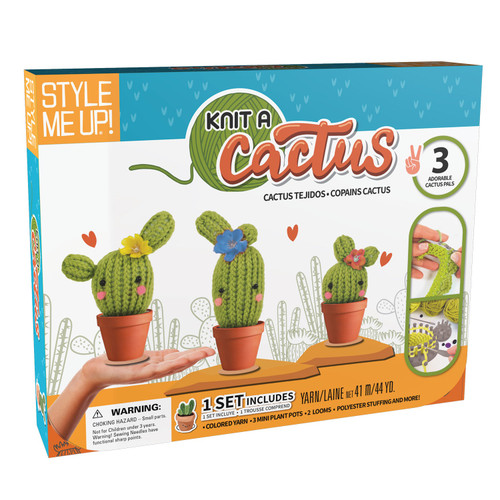 SpiceBox Style Me Up Deluxe Knit A Cactus Kit- - SMU15071