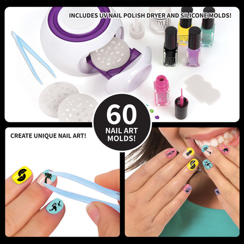 SpiceBox Style Me Up Deluxe 3D Nail Art Maker Kit- - SMU15118 SpiceBox Style Me Up Deluxe 3D Nail Art Maker Kit- - SMU15118