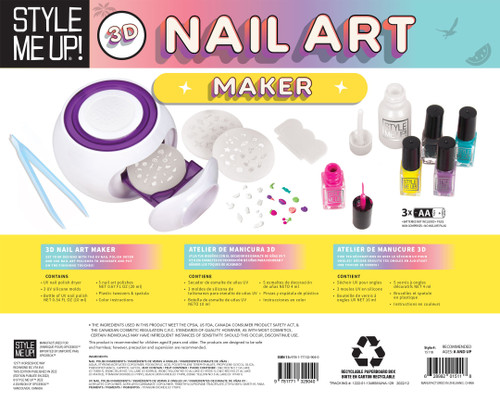 SpiceBox Style Me Up Deluxe 3D Nail Art Maker Kit- - SMU15118 SpiceBox Style Me Up Deluxe 3D Nail Art Maker Kit- - SMU15118