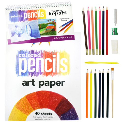 SpiceBox Petit Picasso Colored Pencils Kit-Assorted Colors - PP07304 SpiceBox Petit Picasso Colored Pencils Kit-Assorted Colors - PP07304